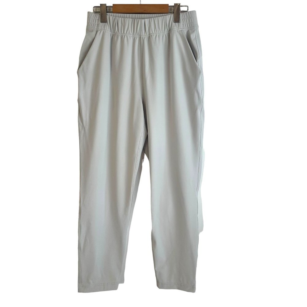 Babaton Light Gray Elastic Waist Track Pants